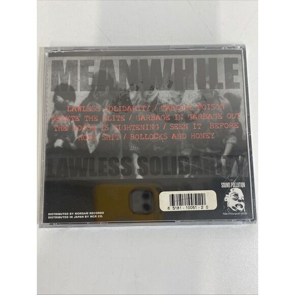 Meanwhile Band Lawless Solidarity Punk Metal CD Sound Pollution Mordam Records - Picture 3 of 3